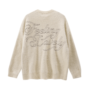 Angelic Spirit Sweater: Y2K Aesthetic, Cozy Grunge Style for Every Occasion