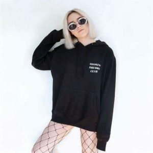 Broken Dreams Club Hoodie - Y2K Aesthetic Grunge Fashion Essential