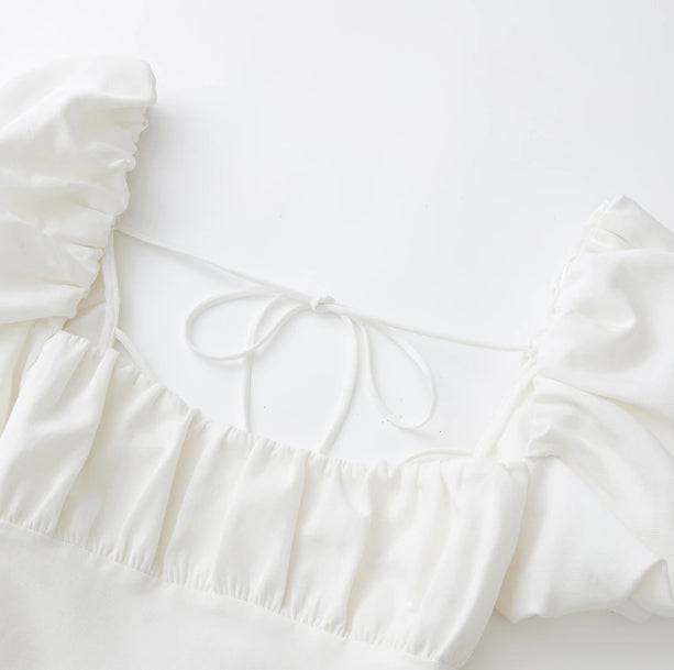 Chic Open Back Cottagecore Dress - Aesthetic Vintage Style for Every Occasion