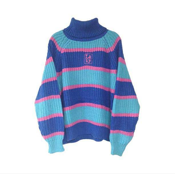 Coquette Aesthetic Lazy Girl Sweater: Y2K Fashion Must-Have