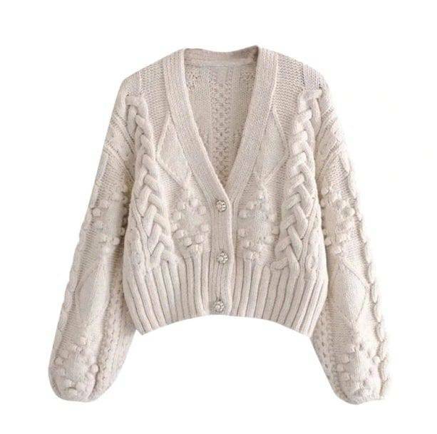 Cozy Y2K Fashion Cardigan: Aesthetic Coquette Style for Fall Vibes