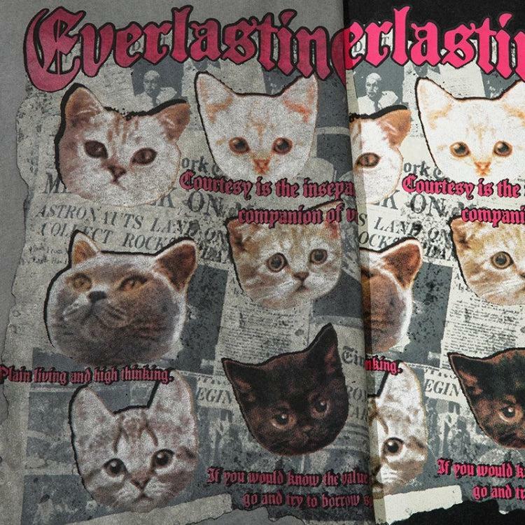 Everlasting Cats Tee: Y2K Aesthetic, Grunge Style, and Coquette Vibes