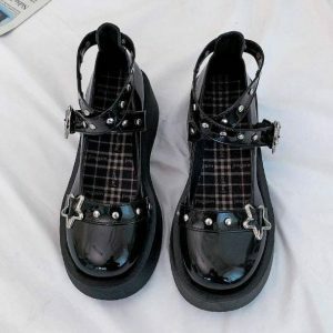 Galaxy Star Shoes: Y2K Aesthetic Footwear for Trendy Skater Outfits