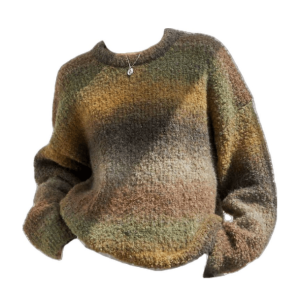 Gradient Retro Sweater: Y2K Fashion Essential for Aesthetic Outfits