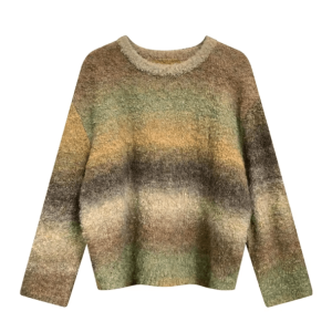 Gradient Retro Sweater: Y2K Fashion Essential for Aesthetic Outfits