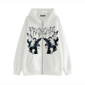 Grunge Guardian Hoodie: Y2K Fashion Essential for Aesthetic Outfits