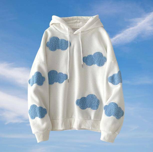 Head In The Clouds Aesthetic Hoodie - Y2K Grunge Style for Trendsetters