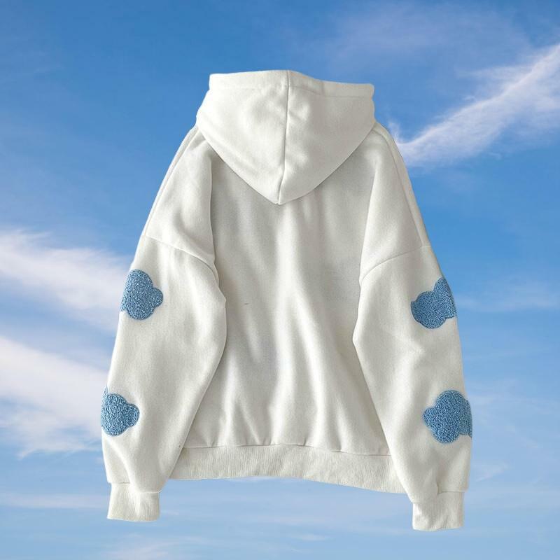 Head In The Clouds Aesthetic Hoodie - Y2K Grunge Style for Trendsetters