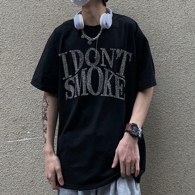 I Don't Smoke Tee - Y2K Aesthetic, Grunge Style, Vintage Vibes