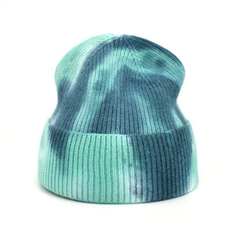 Indie Tie Dye Beanie - Aesthetic Grunge Accessory for Y2K Fashion Lovers