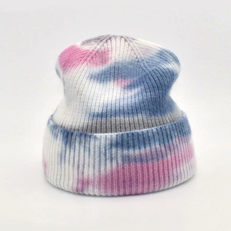 Indie Tie Dye Beanie - Aesthetic Grunge Accessory for Y2K Fashion Lovers