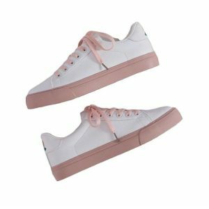 Just Peachy Y2K Sneakers: Aesthetic Coquette Style for Trendy Looks