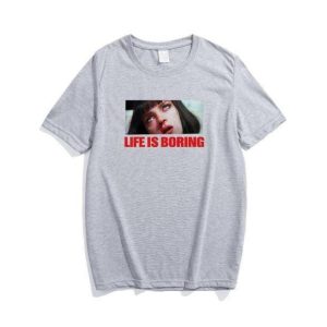 Life Is Boring T-Shirt - Y2K Aesthetic, Grunge Style, Coquette Vibes