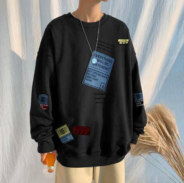 Never Look Back Y2K Sweatshirt - Aesthetic Grunge Style for Trendsetters