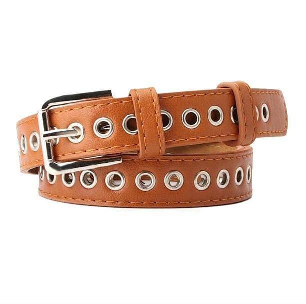 One Row Aesthetic Belt - Y2K Fashion Essential for Coquette & Grunge Styles