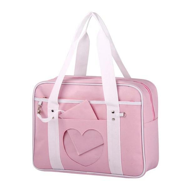 Pastel Book Bag: Y2K Aesthetic Coquette Style for Trendy Outfits