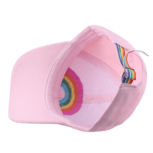 Rainbow Plush Baseball Cap - Y2K Aesthetic, Cute & Trendy Headwear