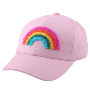 Rainbow Plush Baseball Cap - Y2K Aesthetic, Cute & Trendy Headwear