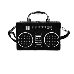 Retro Radio Style Handbag - Y2K Aesthetic Coquette Fashion Accessory