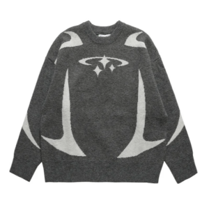 Retro Stars Sweater: Y2K Aesthetic, Grunge Style, and Coquette Vibes