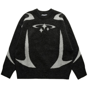 Retro Stars Sweater: Y2K Aesthetic, Grunge Style, and Coquette Vibes