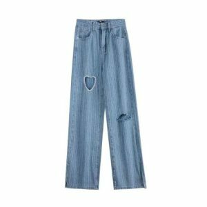 Soft Girl Aesthetic Heart Pants - Y2K Fashion for Trendy Outfits