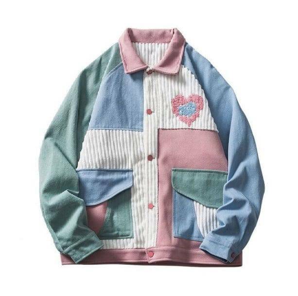 Soft Girl Pastel Jacket - Y2K Aesthetic Coquette Style for Trendy Looks