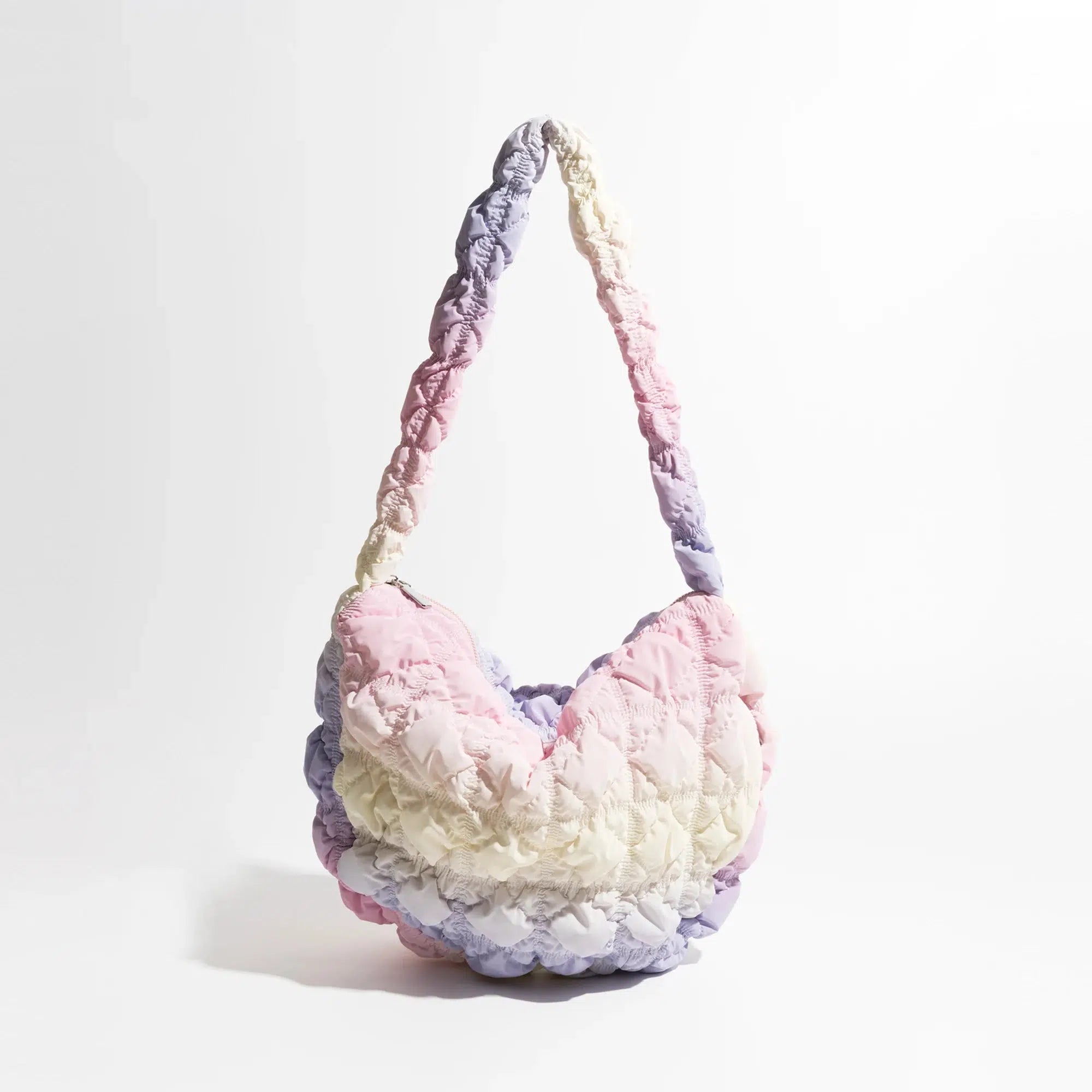 Soft Girl Rainbow Quilted Bag - Aesthetic Coquette Style Essential