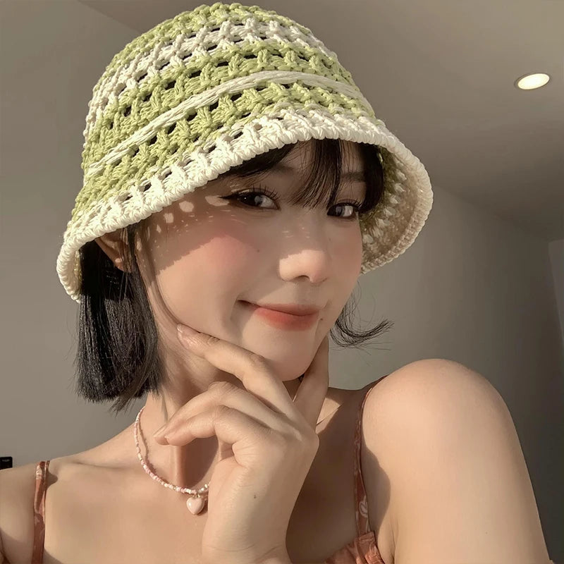 Soft Girl Summer Bucket Hat - Y2K Aesthetic, Coquette Style Accessory