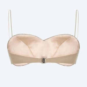 Sparkle Rhinestone Bra Crop Top - Y2K Aesthetic Coquette Fashion Essential