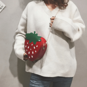 Strawberry Handbag: Cute Aesthetic Accessory for Y2K and Coquette Styles