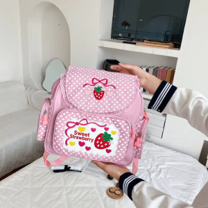 Strawberry Milk Aesthetic Backpack - Cute Y2K Style for Trendy Looks