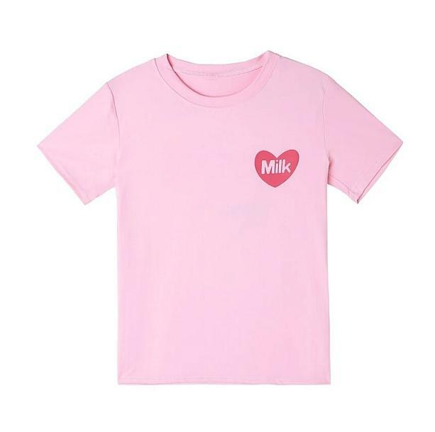 Strawberry Milk Box Tee - Y2K Aesthetic Coquette Style for Trendy Looks