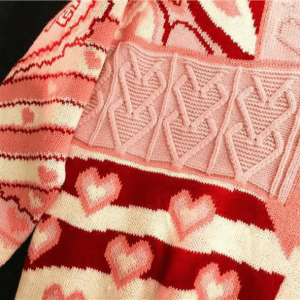 Sweetheart Sweater: Y2K Aesthetic Coquette Style for Trendy Looks