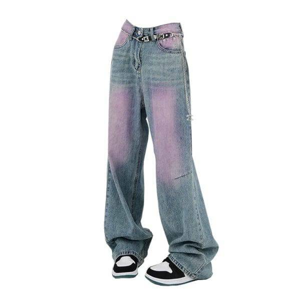 Trendy Pink Baggy Jeans for Y2K Aesthetic & Coquette Style Lovers