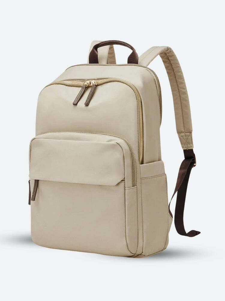 Trendy Y2K Aesthetic Laptop Backpack with Bow Detail and Cute Prints