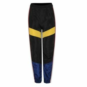 Trendy Y2K High Waist Patchwork Pants for Aesthetic Coquette Style