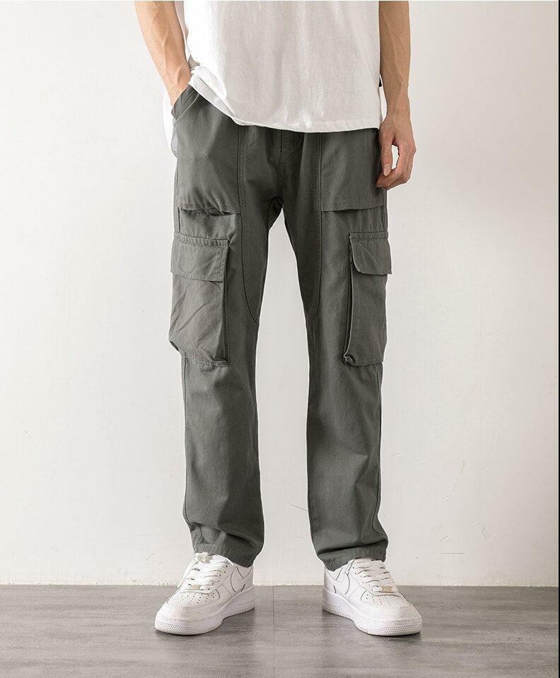 Trendy Y2K Straight Leg Cargo Pants for Aesthetic Coquette Style