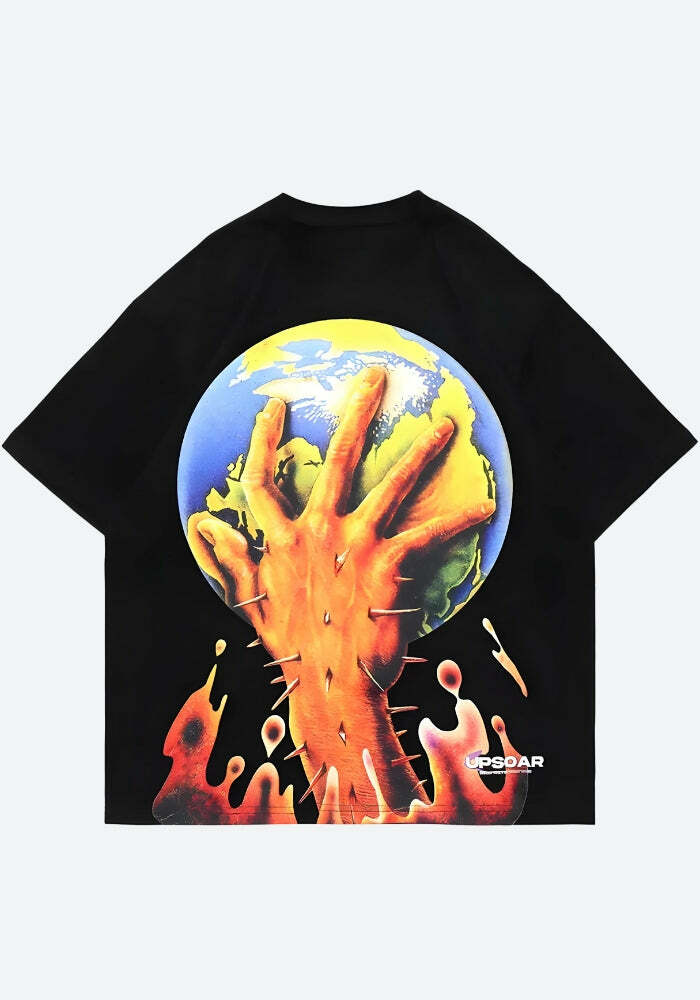 World Has Changed Y2K Graphic Tee - Aesthetic Coquette Style Top