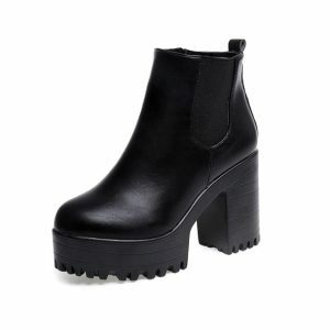 Y2K Aesthetic Ankle Boots: Trendy Grunge & Coquette Styles for You