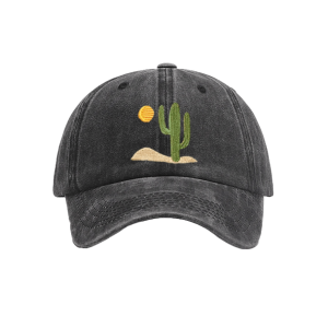 Y2K Aesthetic Cactus Baseball Cap - Trendy Coquette Style Accessory