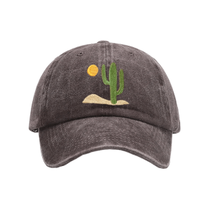 Y2K Aesthetic Cactus Baseball Cap - Trendy Coquette Style Accessory