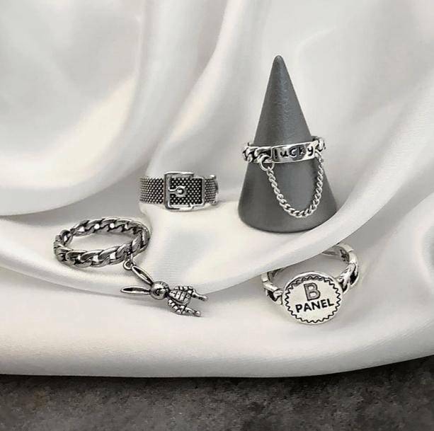 Y2K Aesthetic Coquette Lucky Rabbit Rings for Trendy Fashion Lovers