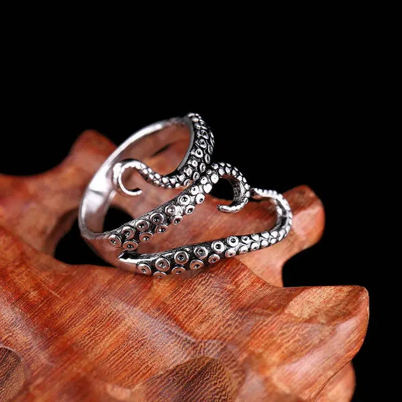 Y2K Aesthetic Coquette Octopus Ring - Trendy Jewelry for Unique Styles