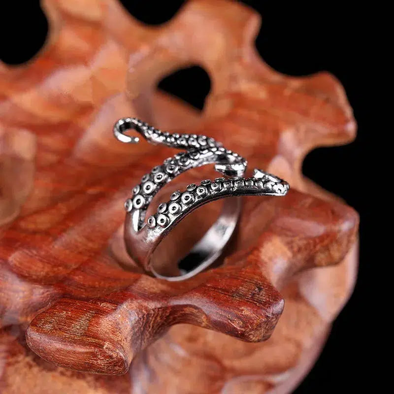 Y2K Aesthetic Coquette Octopus Ring - Trendy Jewelry for Unique Styles