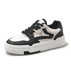 Y2K Aesthetic Coquette Sneakers with Bow Detail - Trendy Black & White