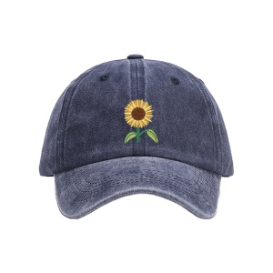 Y2K Aesthetic Coquette Sunflower Baseball Cap for Trendy Outfits