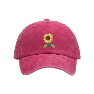 Y2K Aesthetic Coquette Sunflower Baseball Cap for Trendy Outfits