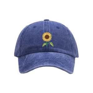 Y2K Aesthetic Coquette Sunflower Baseball Cap for Trendy Outfits