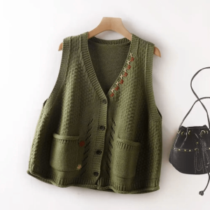 Y2K Aesthetic Coquette Vest Sweater - Trendy Grunge Style for Women